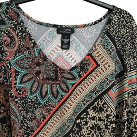 Catherine’s BEAUTIFUL PRINT SPRING/SUMMER TOP PLUS SIZE: 5X #9 - Picture 2 of 6